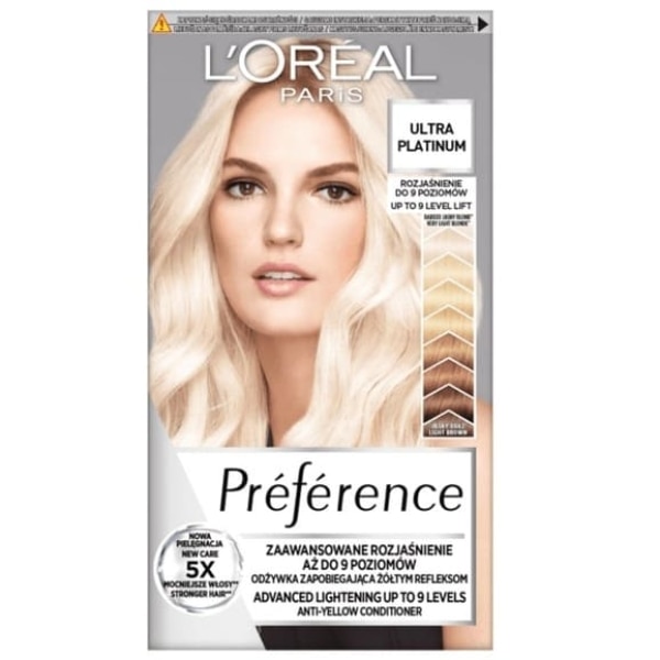 Vopsea de par L'Oreal Paris Preference, 9T, Ultra Platinium eMAG.ro