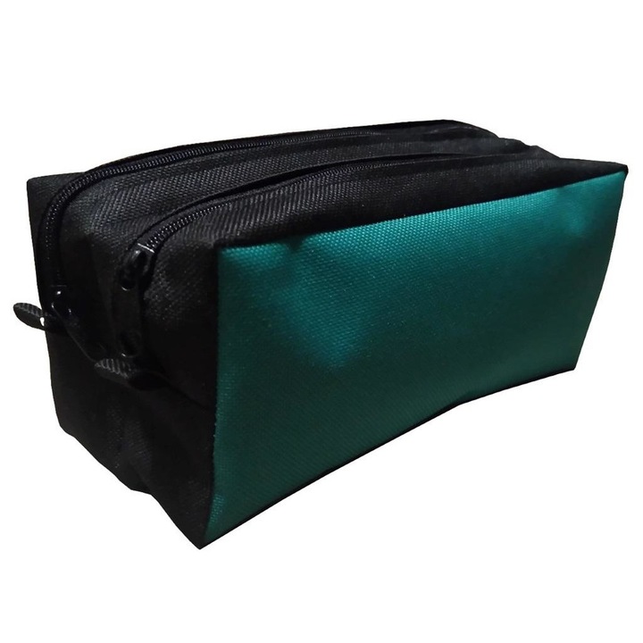 Felszereletlen tolltartó 7R, cordura, zöld/fekete