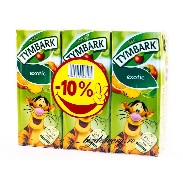 Suc Exotic pentru copii, 9 x 0.2 L, Tymbark Disney