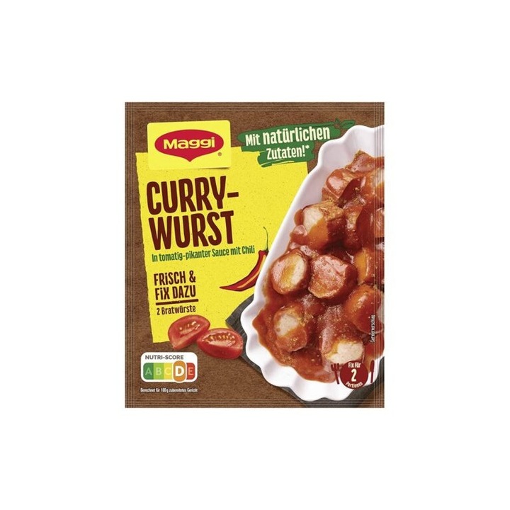 Maggi szósz, kolbászhoz, Currywurst, 40g