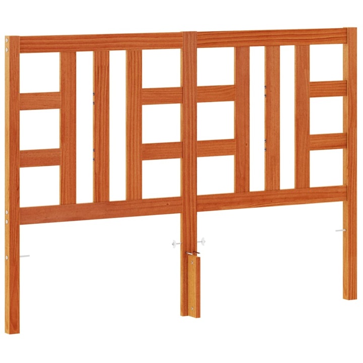 Tablie de pat vidaXL, maro ceruit, 135 cm, lemn masiv de pin, 4.5 kg 844190