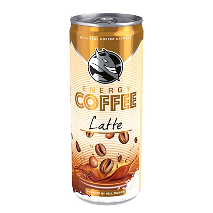 Energizant Coffee Latte, Hell, 12 x 250 ml