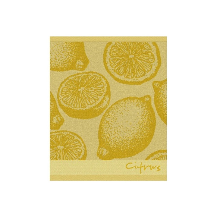 Prosop bucatarie, galben, Citrus, 50×55 cm