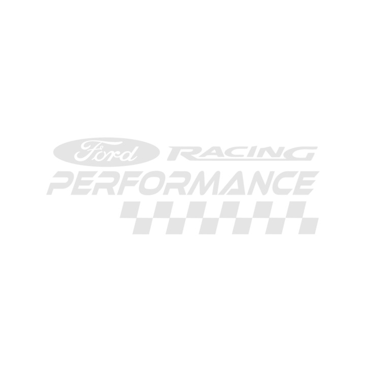 Стикер за кола Ford Racing logo performance, бял, 26 см ORACAL