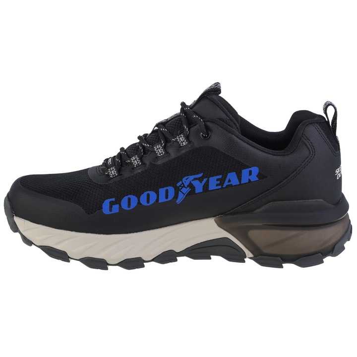 Skechers, Pantofi impermeabili pentru drumetii Max Protect-Fast, Negru/Gri