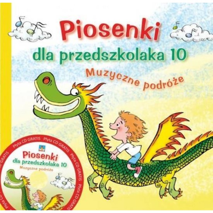 Piosenki dla przedszkolaka 10. Muzyczne podroze, Skrzat, CD, 2023