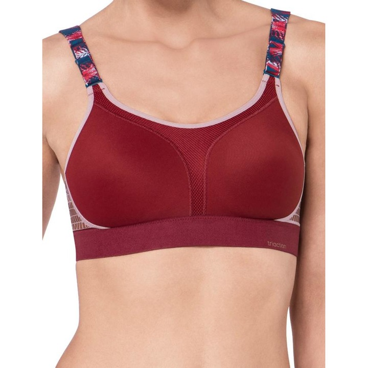 Triumph noi sportmelltarto, poliamid, Visiniu, Bordó, 75A