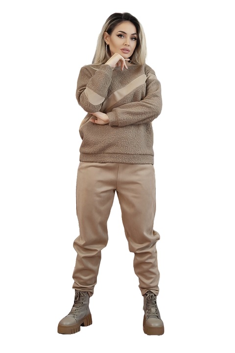 Compleu dama, WildFashion, Bumbac, 4175, Maro