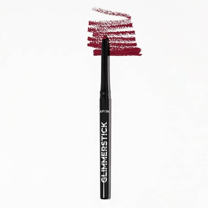 Прибиращ се молив за устни Glimmerstick, Avon, Cherry Jubilee, 0.35 г