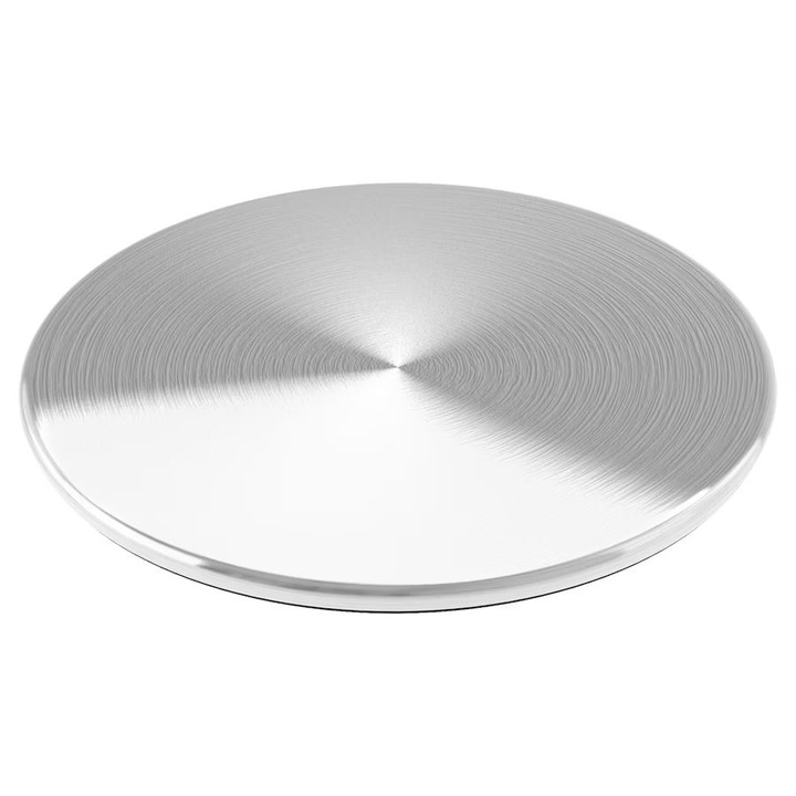 Capac pentru chiuvete cu sifon/sita, din inox, 8 cm, se fixeaza cu magnet