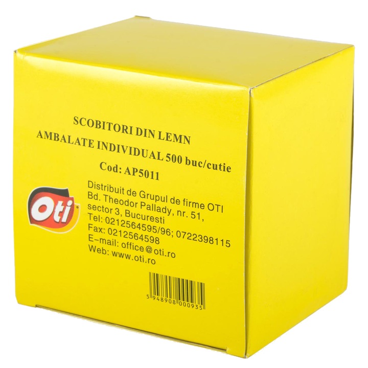 Клечки за зъби 65 мм, OTI AP5011, 500 броя/кутия