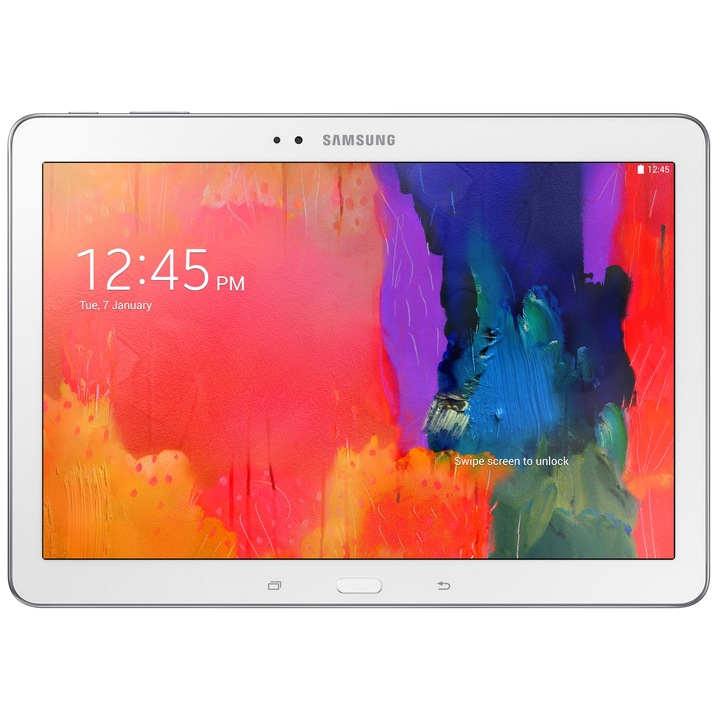 Tableta Samsung Galaxy Tab PRO T520, cu procesor Exynos® Quad-Core 1.90GHz + Quad-Core 1.30GHz, 10.1", 2GB RAM, 16GB, Wi-Fi, Bluetooth, Android™ KitKat 4.4, White