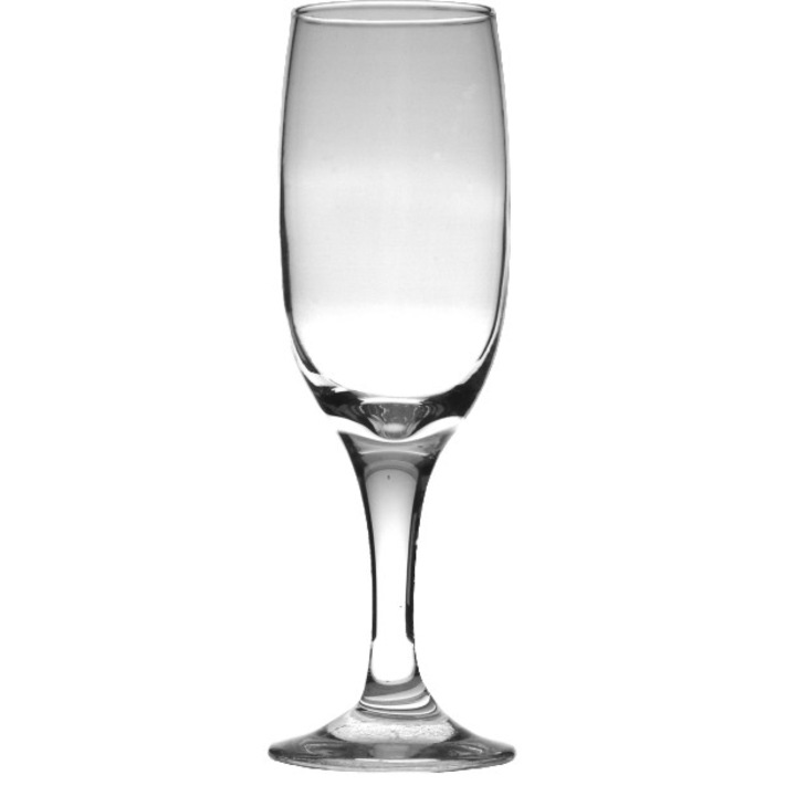 Set 6 Pahare cu picior Uniglass Flute Kouros, 185 ml