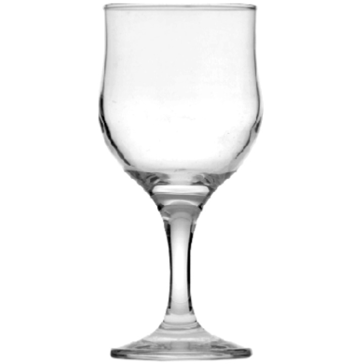 Set 6 Pahare cu picior apa Uniglass Ariadne, 280 ml