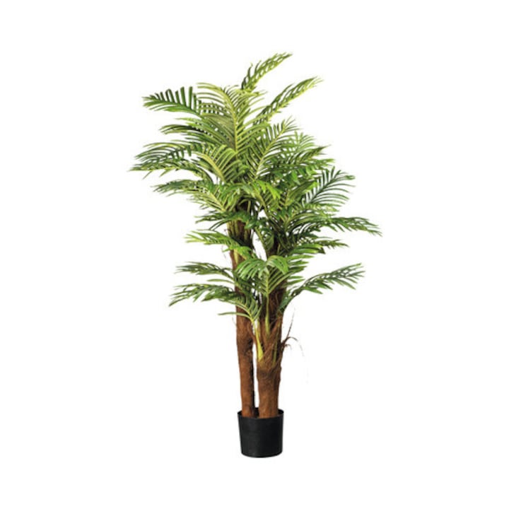 Planta Artificiala Palmier Areca 3 Trunchiuri H 160 Cm Verde