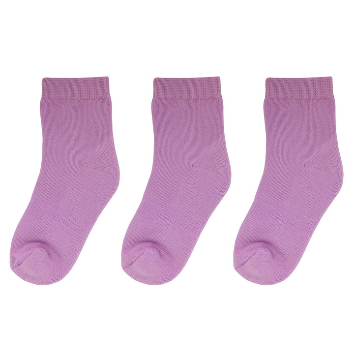 Детски чорапи - 3 чифта, Sayoyo, Светлолилав