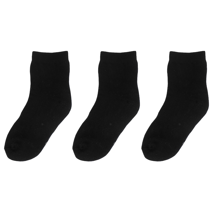 Детски чорапи - 3 чифта, Sayoyo, Черен
