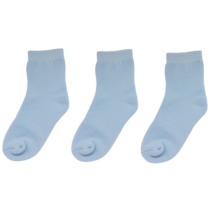 Детски чорапи - 3 чифта, Sayoyo, Светлосин