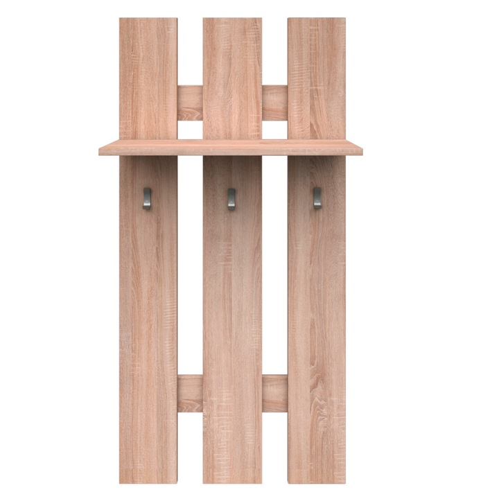 Cuier perete pal stejar sonoma Topty 60x23x100 cm