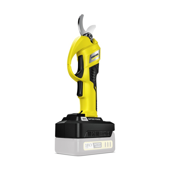 Акумулаторна градинска ножица/ножица за клони Karcher TLO 2-18 INT, 18 V, Дебелина на рязане на свежа дървесина 25 мм, Без батерия и зарядно устройство в комплекта