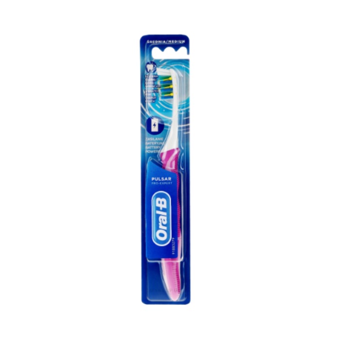 Oral-B Pulsar Medium fogkefe, világoslila