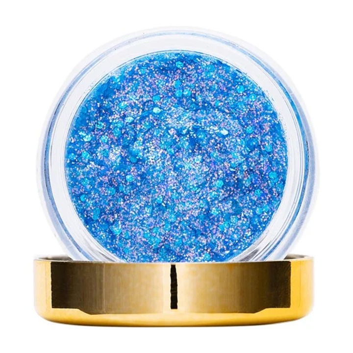 Sclipici Extreme Glitter Gel Ingrid x ID Viki Gabor, 5 Albastru, 7 g