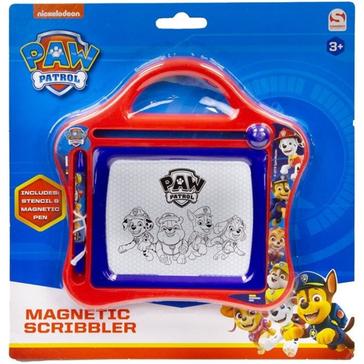 Магнитна дъска за рисуване Paw Patrol - 16x15 см