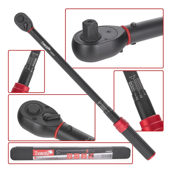 Динамометричен ключ, TVARDY, 1/2 50-330Nm