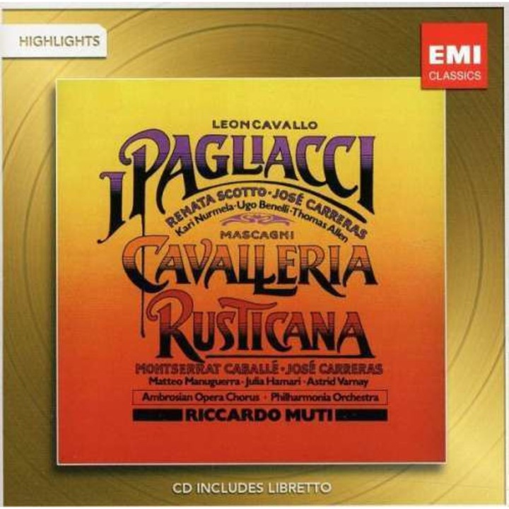 Leoncavallo/Mascagni - Pagliacci/ Cavalleria.. (CD)