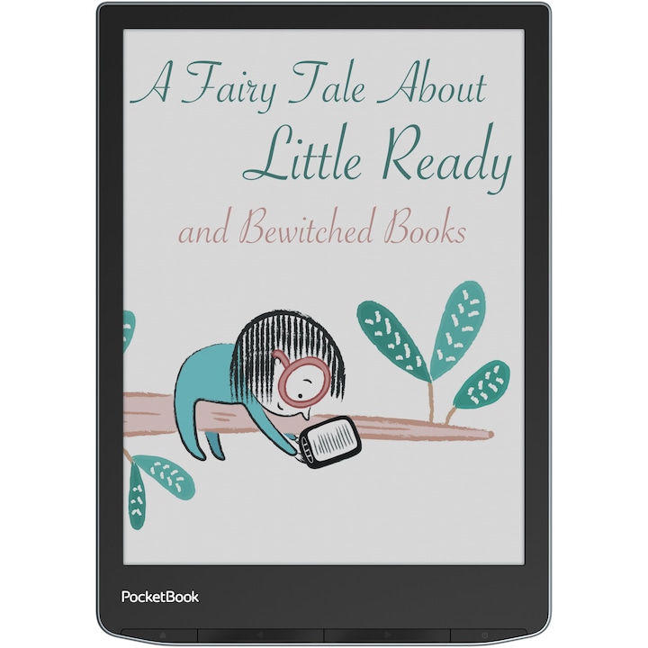 eBook Reader PocketBook InkPad Color 3, ecran tactil color 7.8" E Ink Kaleido™ 3, 32GB, IPX8, Bluetooth, WiFi, Stormy Sea