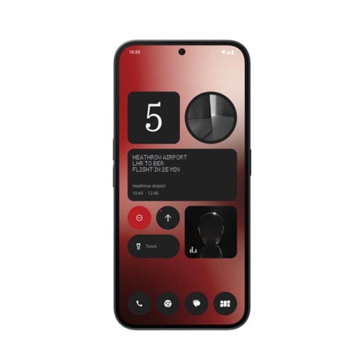 Nothing Phone(2a) Mobiltelefon, 8+128GB, EU, Fekete