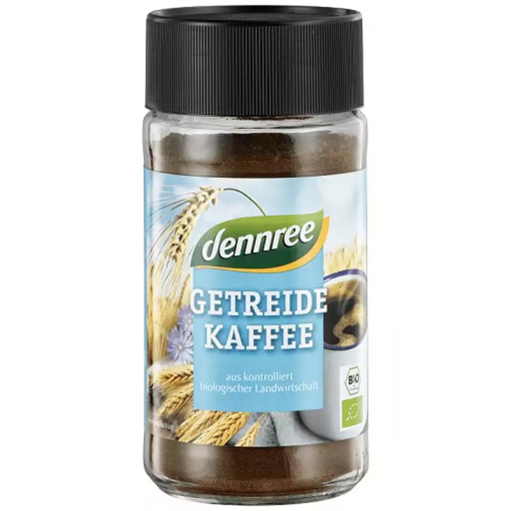 Cafea Bio de cereale Dennree, 100g