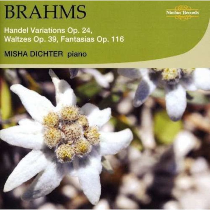J Brahms - H ndel-Variationen/Fantasien op.116/Walzer op.39 (CD)