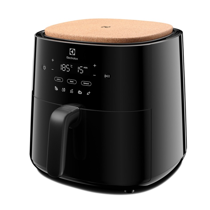 Electrolux EAF5B 700 Air Fryer sütő, 1500 W, 5 L, Digitális kijelző, 5 Automata program, Időzitő 99 perc, Fekete