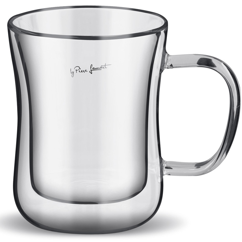 Set doua pahare din sticla termorezistenta 400 ml Lamart