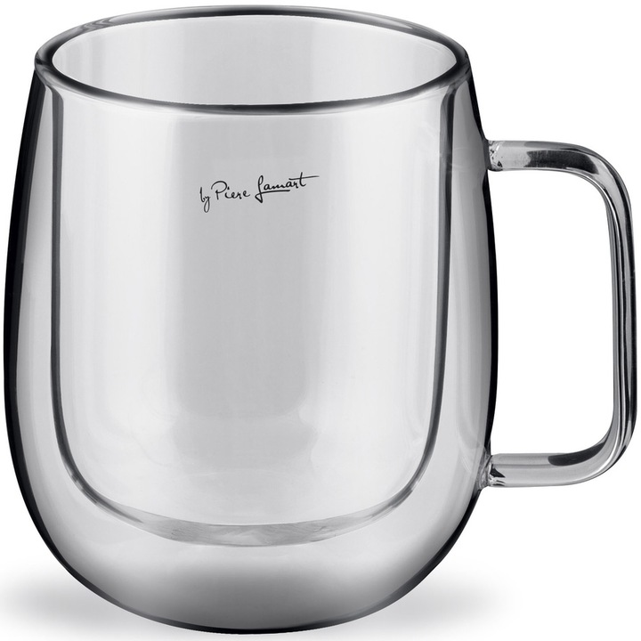 Комплект 2 чаши Lamart Vaso, Термоустойчиви, Височина 11,2 см, 350 мл