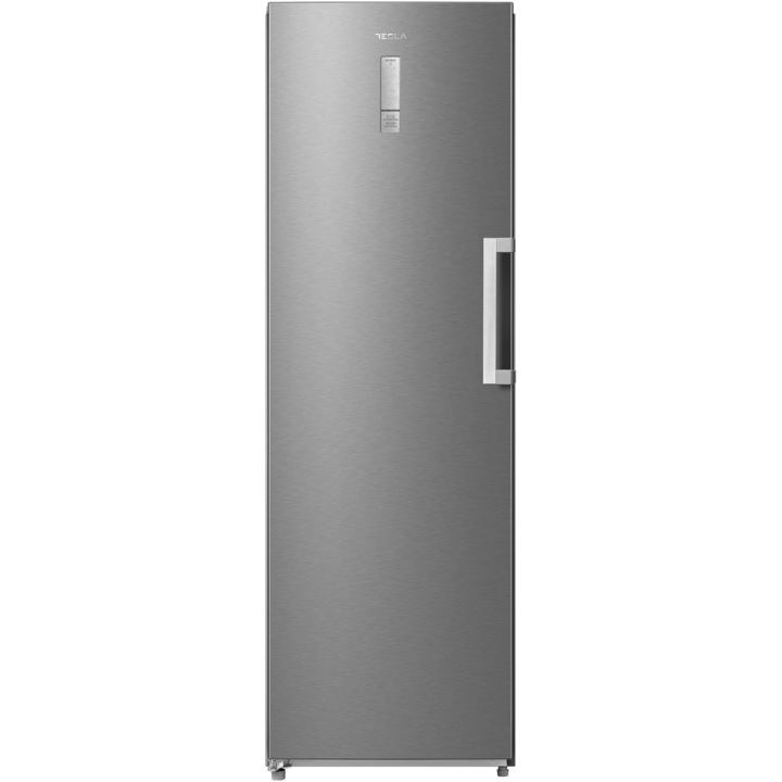 Congelator Tesla RU2700FMX, 273 l, Total No Frost, Clasa E, Functie frigider, Display, H 185 cm, Inox