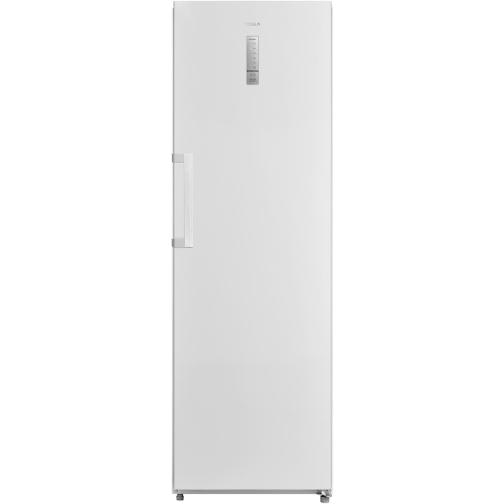 Хладилник с една врата Tesla RS3600FM, 362 л, Клас E, Total No Frost, LED дисплей, H 185 см, Бял
