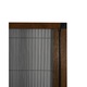 Плисирана мрежа против насекоми, профил от орех, L 102 cm X H 188 cm