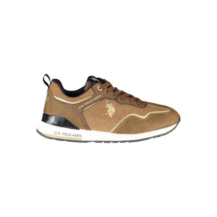 Sneakers barbati, U.S. POLO BEST PRICE, 50% Poliester, 50% Poliuretan, Maro, 23735, Maro, 44