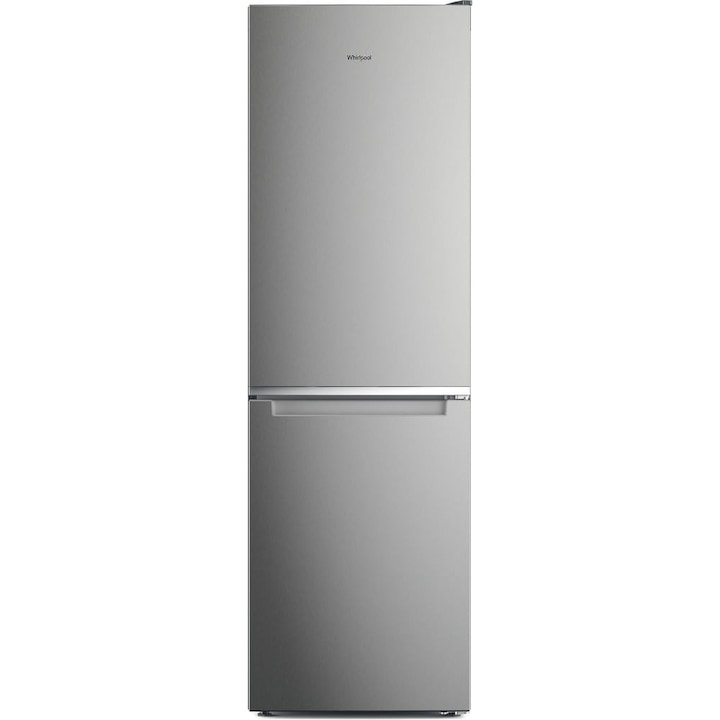 Whirlpool W7X 82I OX Alulfagyasztós hűtőszekrény, M: 191 cm, 335 l, NoFrost, E energiaosztály, Inox