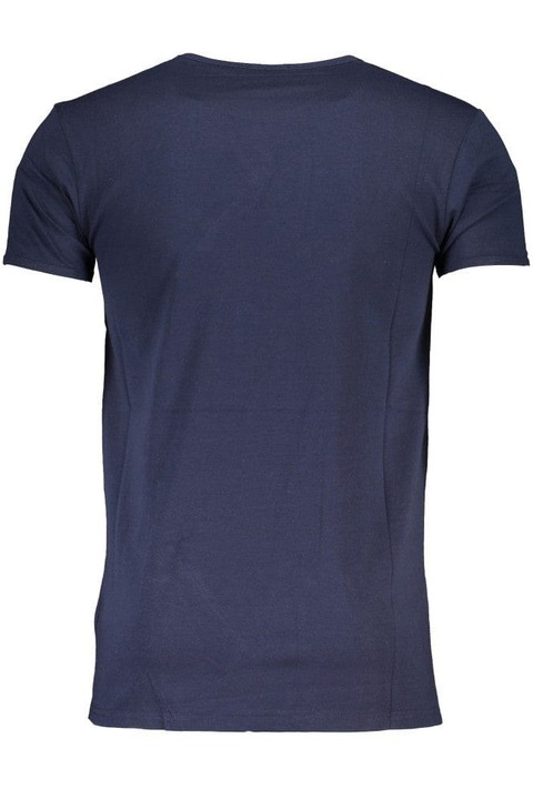 Tricou barbati CAVALLI CLASS, slim fit, bleumarin, logo, L INTL