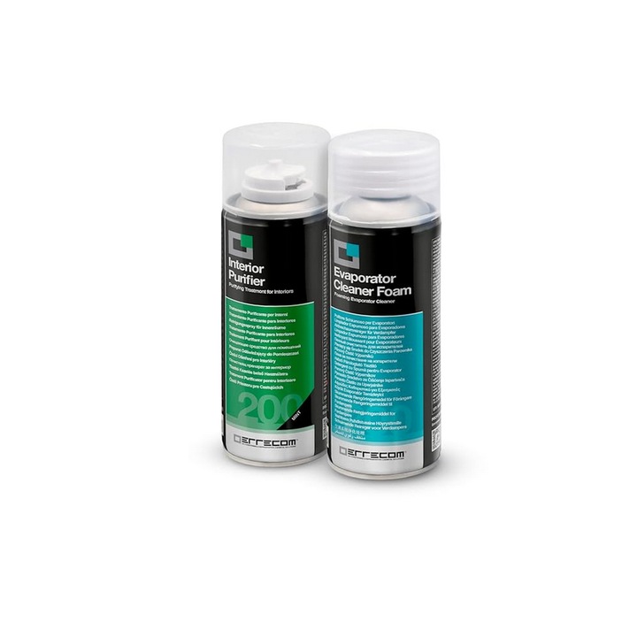 Pachet igienizare pentru instalatia de aer conditionat 2x200ml - ERRECOM