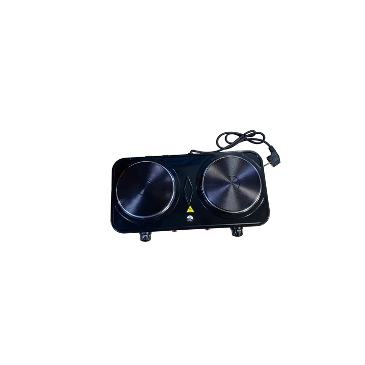 Plita electrica, RDB-8168, doua arzatoare, Negru