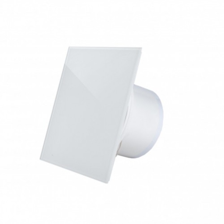 Ventilator de Baie, Imorom, Alb 9494, cu clapeta antiretur, Debit 169mc/h