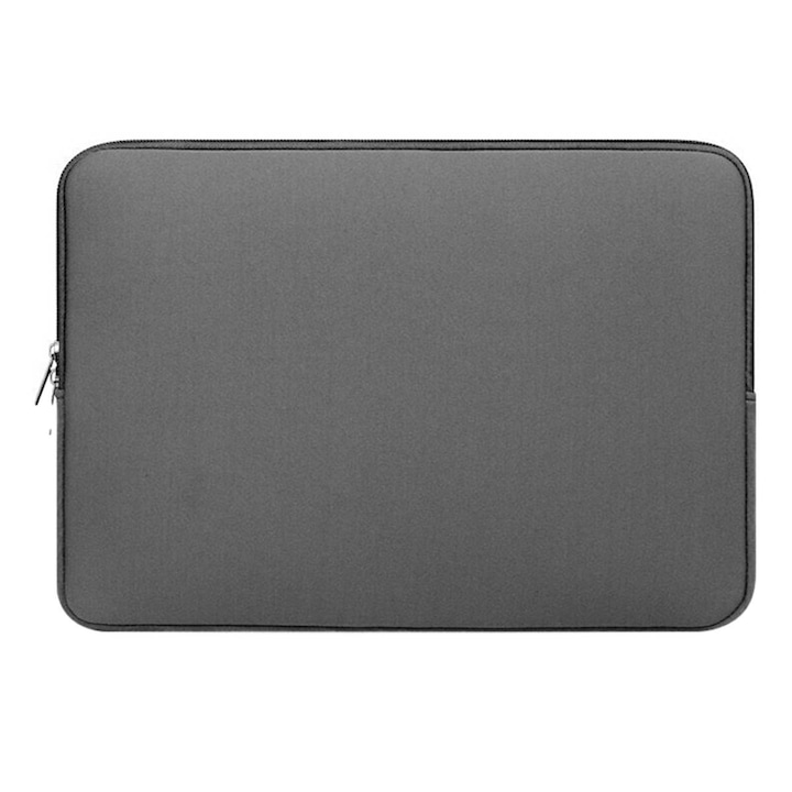 Калъф за съхранение на лаптоп, Zola®, диагонал до 15,6, вътрешна подплата с дебела гъба, 38x30x1,5 см, тъмносив
