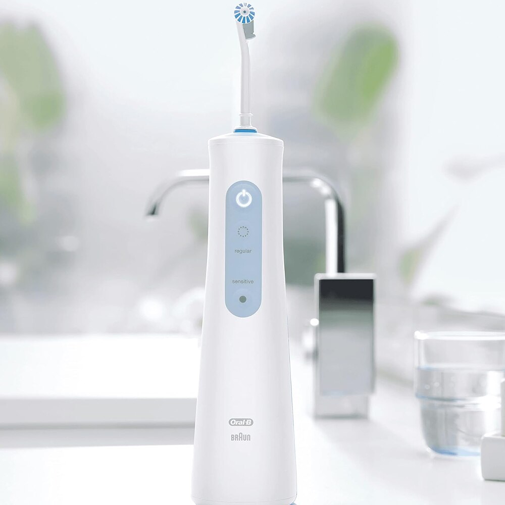Зъбен душ Oral-B AquaCare 4 #1233220 20-12, Oxyjet, 2 интензивности, 3 ...