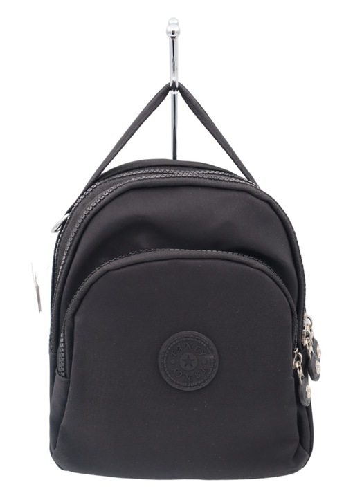 Mini hátizsák táska, többfunkciós, vízálló anyag, állítható és levehető pánt, N60 fekete