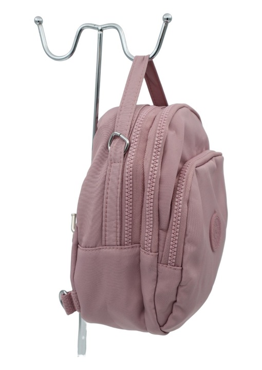 Mini hátizsák táska, többfunkciós, vízálló anyag, állítható és levehető pánt, N60 lila