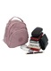 Mini hátizsák táska, többfunkciós, vízálló anyag, állítható és levehető pánt, N60 lila